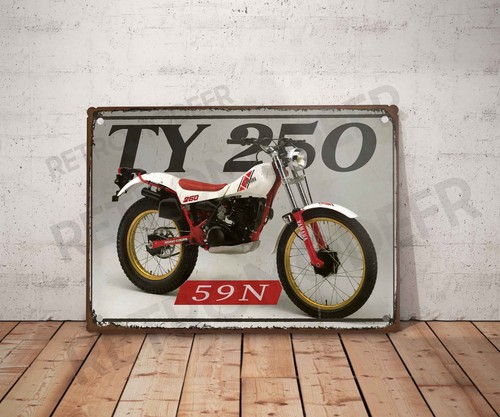 Plaque métal vintage - , yamaha