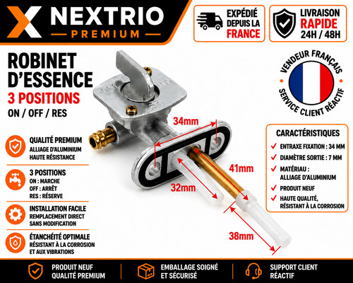Universel 34mm robinet essence - robinet,