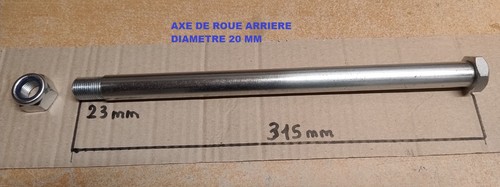 Axe roue arrière yamaha - de,