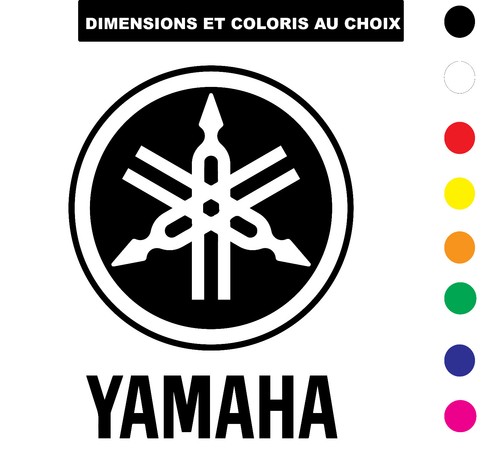 Stickers yamaha moto logo - yamaha,